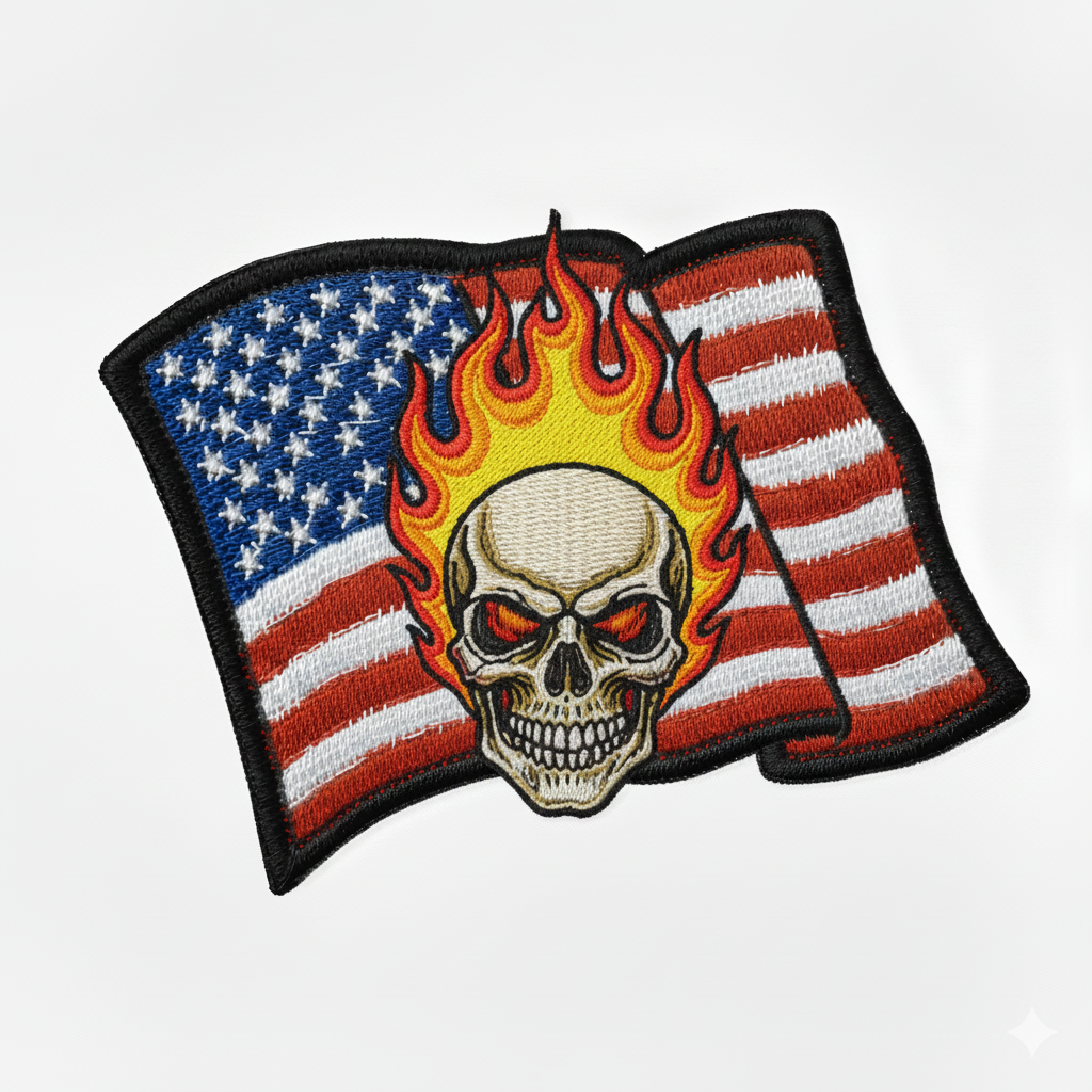 Flag-n-Flaming-skull