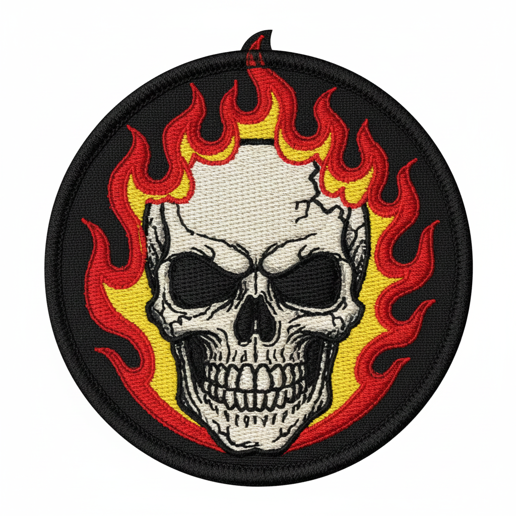 Flaming Skull